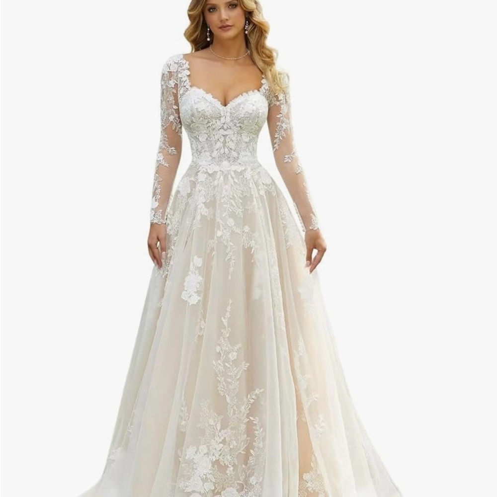 Elegant White Lace Women's Dress